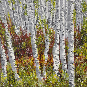 "Spring Aspens"